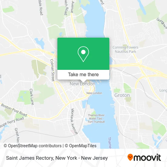 Saint James Rectory map