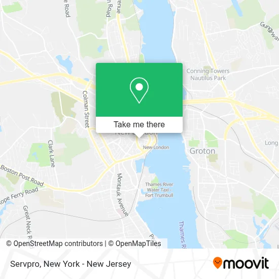 Servpro map