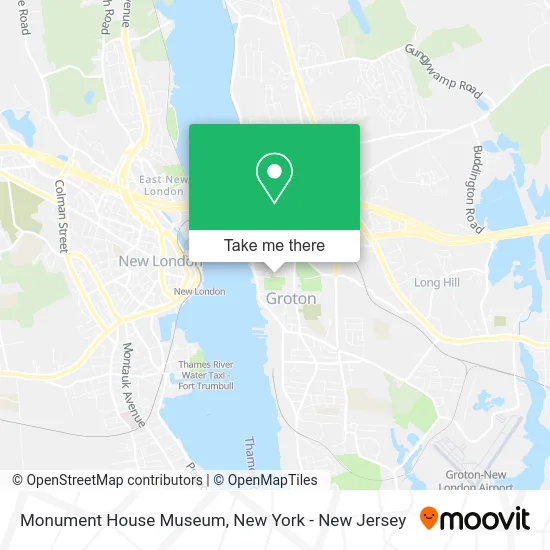 Monument House Museum map