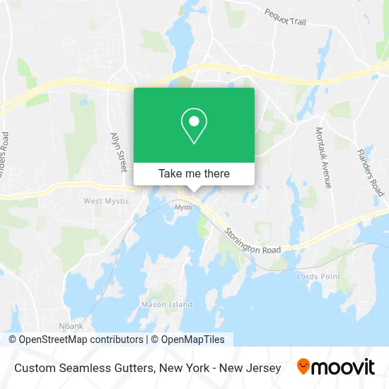 Custom Seamless Gutters map