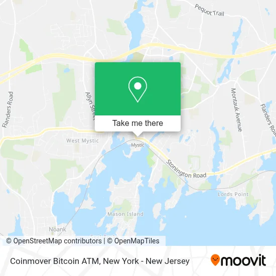 Coinmover Bitcoin ATM map