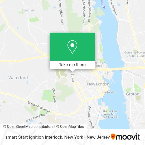 smart Start Ignition Interlock map