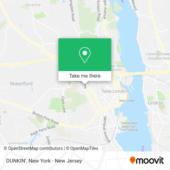 DUNKIN' map