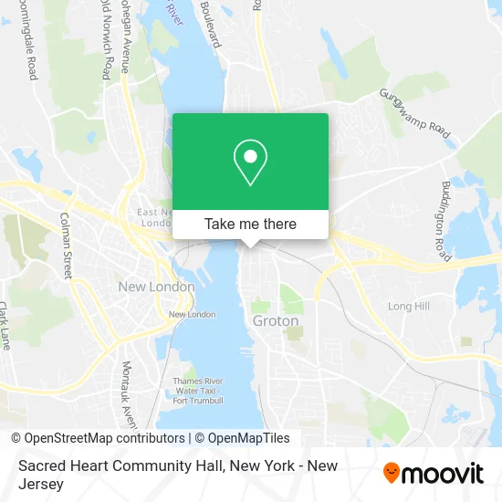 Sacred Heart Community Hall map