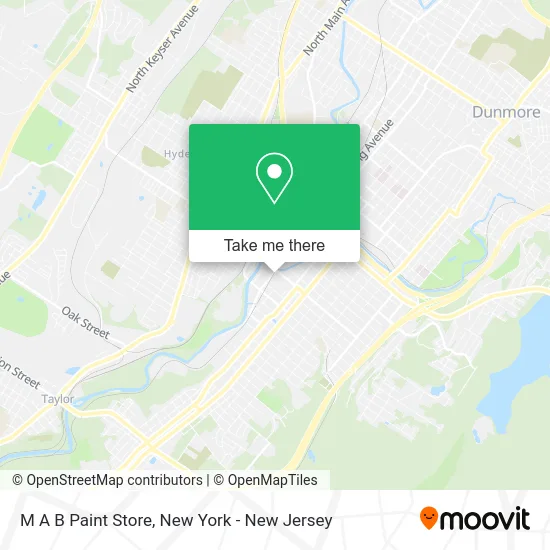 M A B Paint Store map