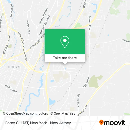 Corey C. LMT map