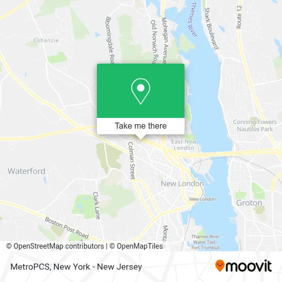 MetroPCS map