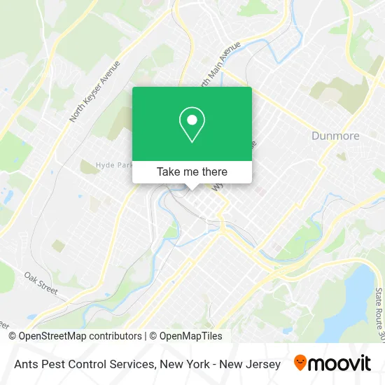 Ants Pest Control Services map