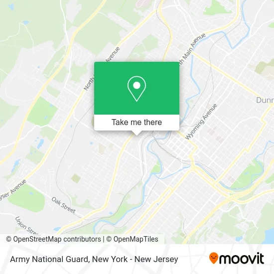 Army National Guard map