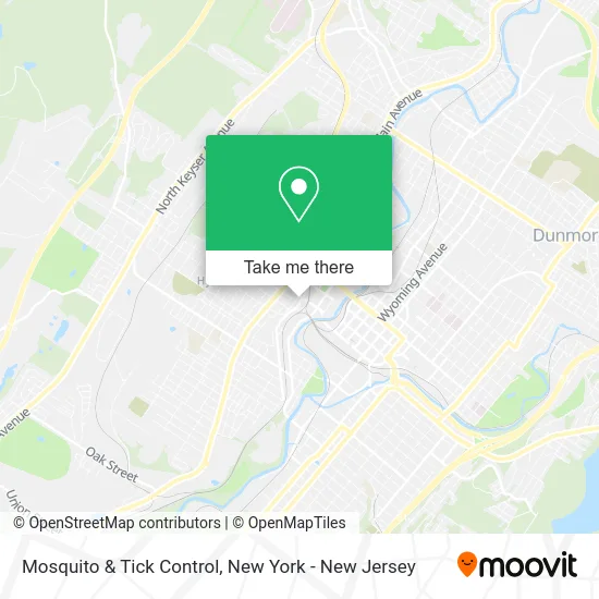 Mapa de Mosquito & Tick Control