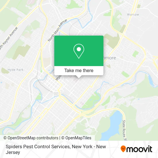 Spiders Pest Control Services map
