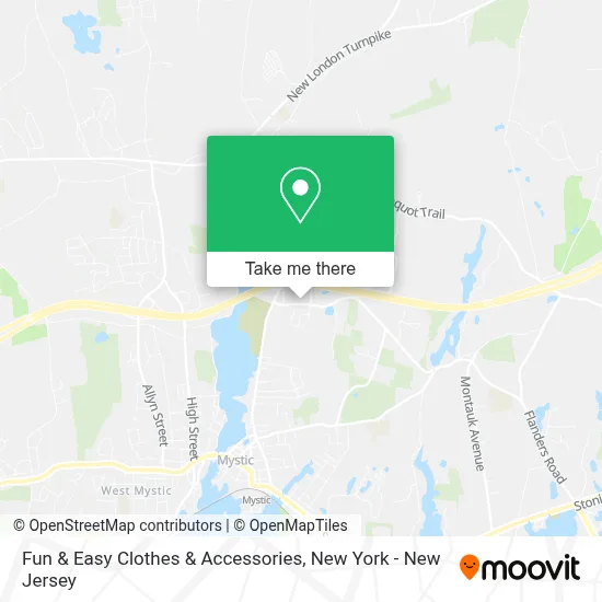 Fun & Easy Clothes & Accessories map