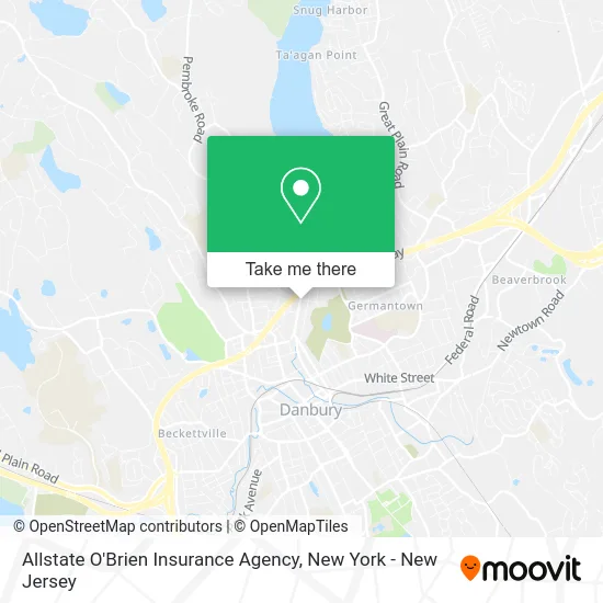 Allstate O'Brien Insurance Agency map
