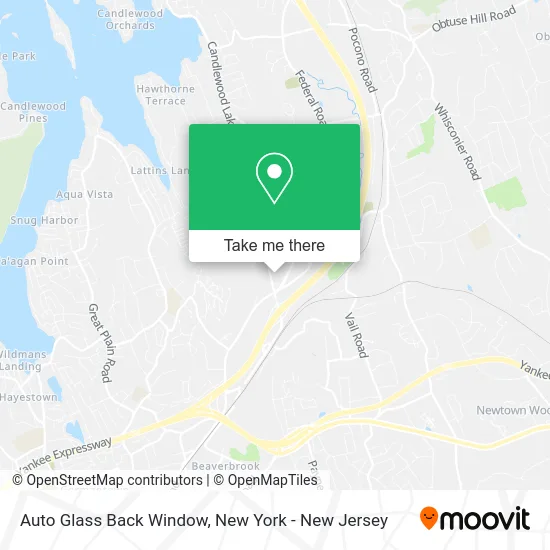 Auto Glass Back Window map
