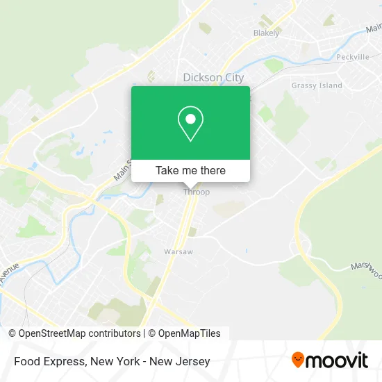 Food Express map