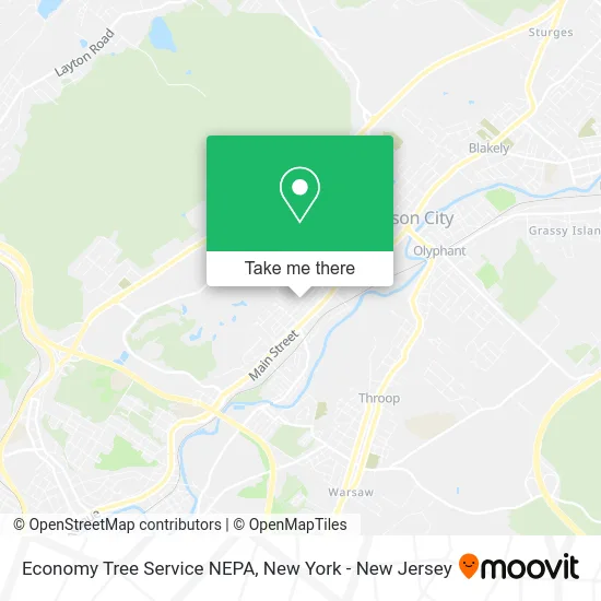 Economy Tree Service NEPA map