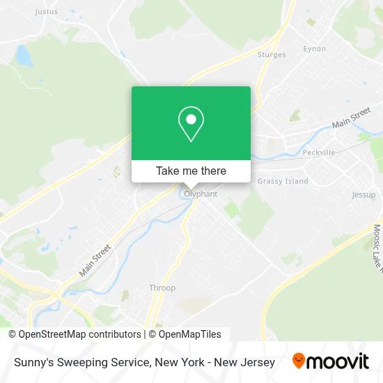 Sunny's Sweeping Service map