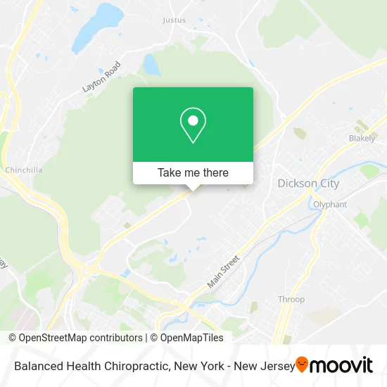 Balanced Health Chiropractic map