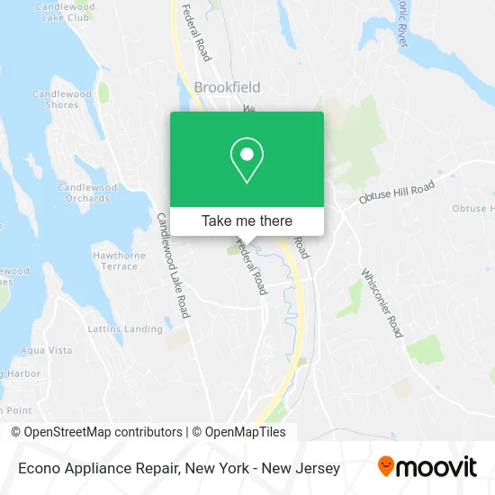 Econo Appliance Repair map