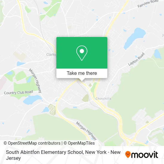 South Abintfon Elementary School map