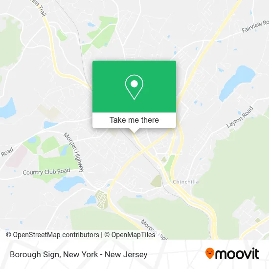 Borough Sign map