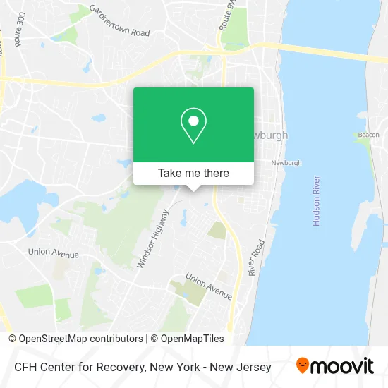 CFH Center for Recovery map