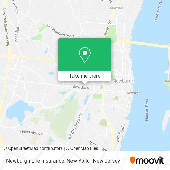 Newburgh Life Insurance map