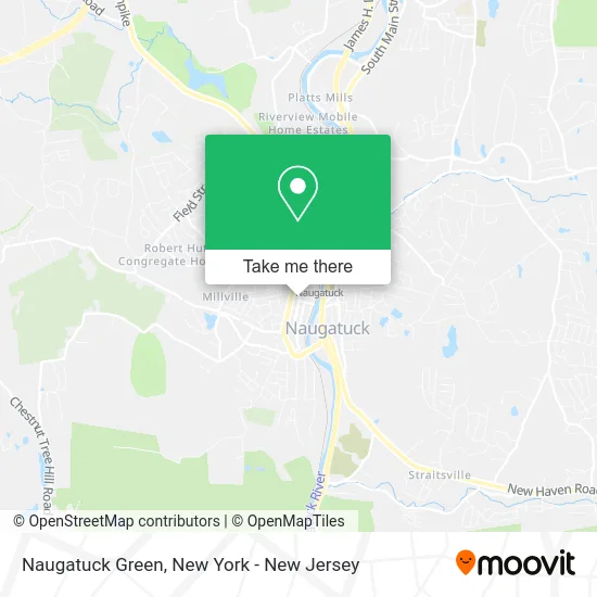 Naugatuck Green map