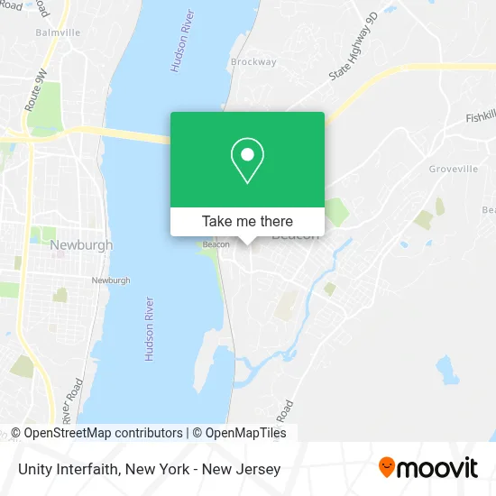 Unity Interfaith map