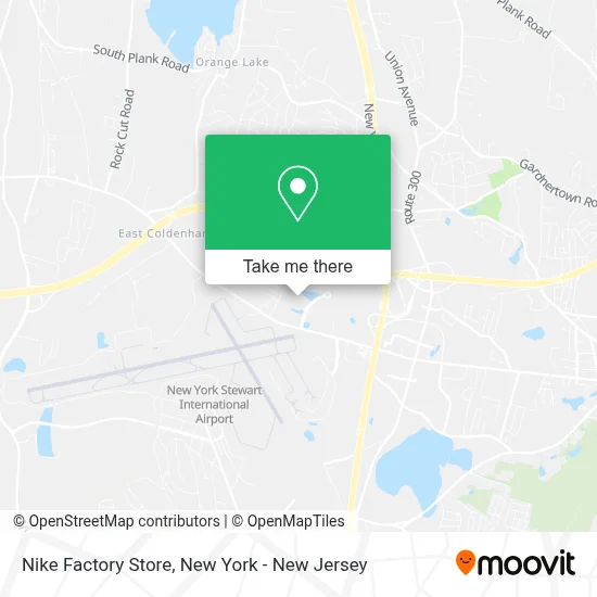 Nike Factory Store map