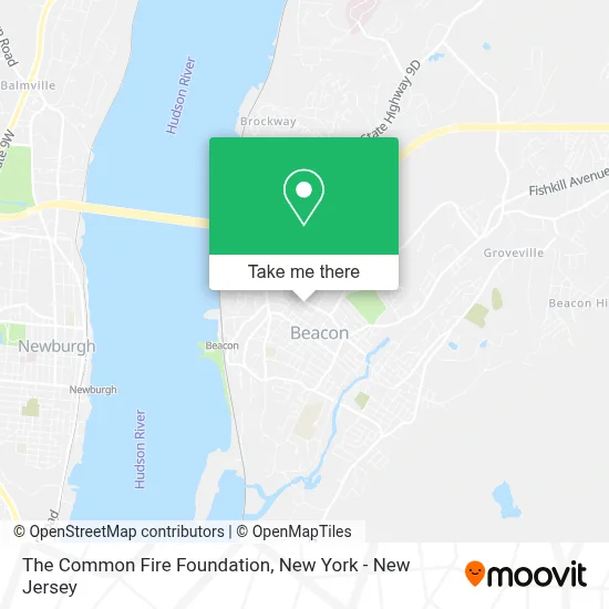 The Common Fire Foundation map
