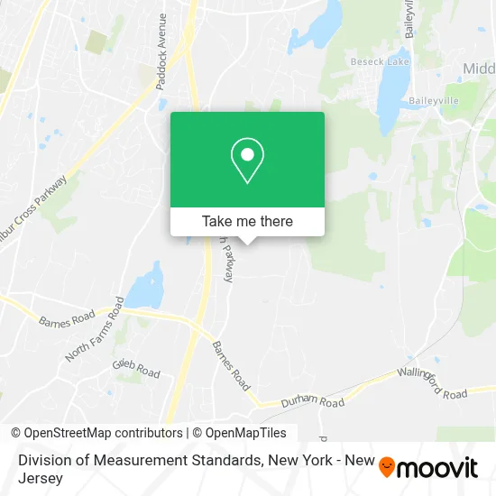 Division of Measurement Standards map