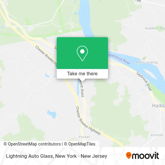 Lightning Auto Glass map