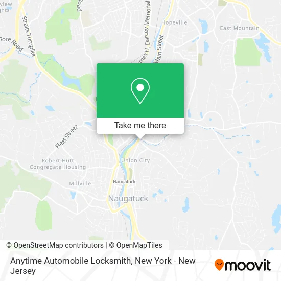 Anytime Automobile Locksmith map