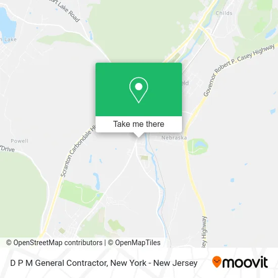 D P M General Contractor map