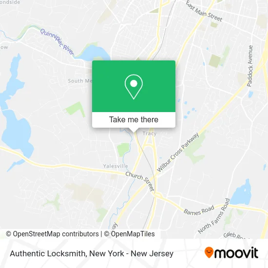 Authentic Locksmith map