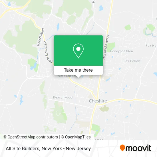 All Site Builders map