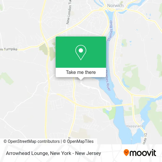 Arrowhead Lounge map