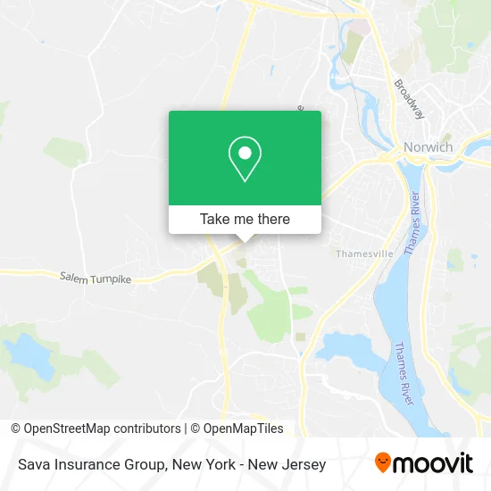 Sava Insurance Group map