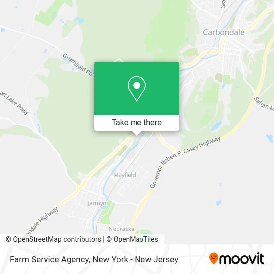Farm Service Agency map