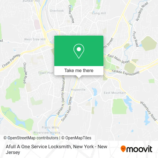 Afull A One Service Locksmith map