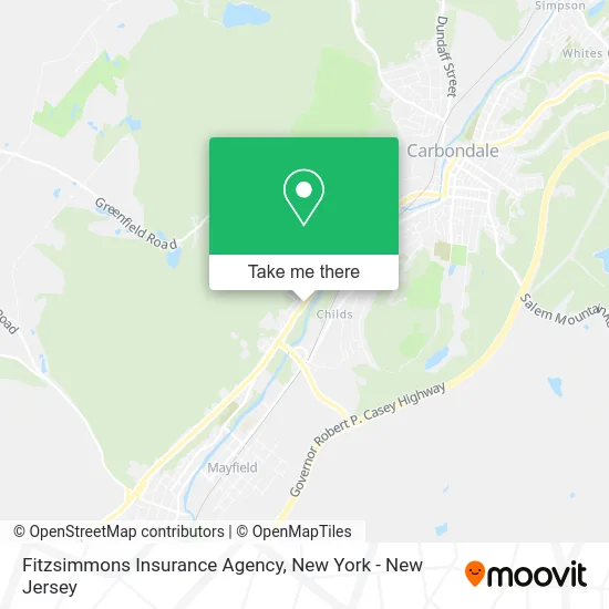 Fitzsimmons Insurance Agency map