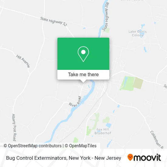 Bug Control Exterminators map