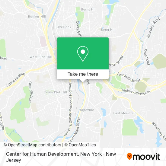 Center for Human Development map