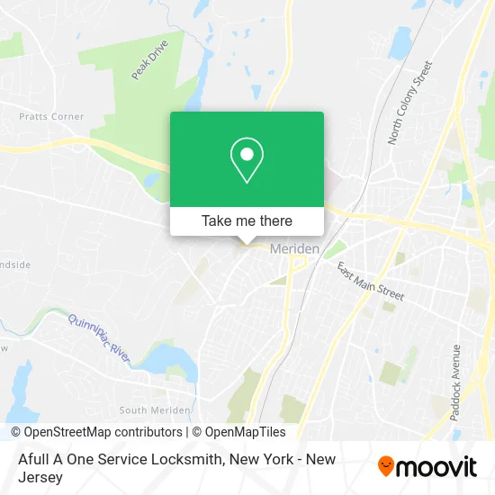 Afull A One Service Locksmith map