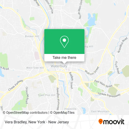 Vera Bradley map
