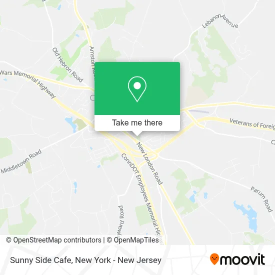 Sunny Side Cafe map