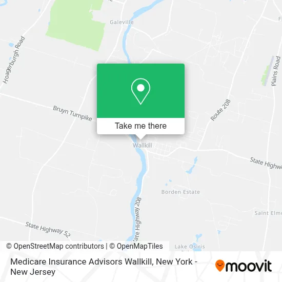 Medicare Insurance Advisors Wallkill map
