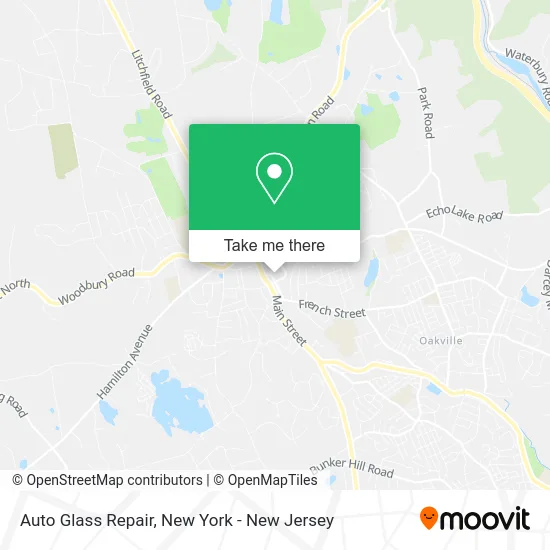 Auto Glass Repair map