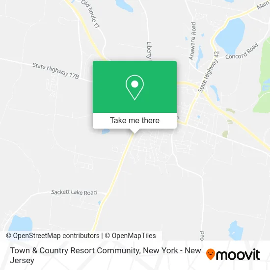 Town & Country Resort Community map